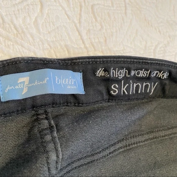 7 For All Mankind The High Waist Ankle Skinny - Picture 5 of 5